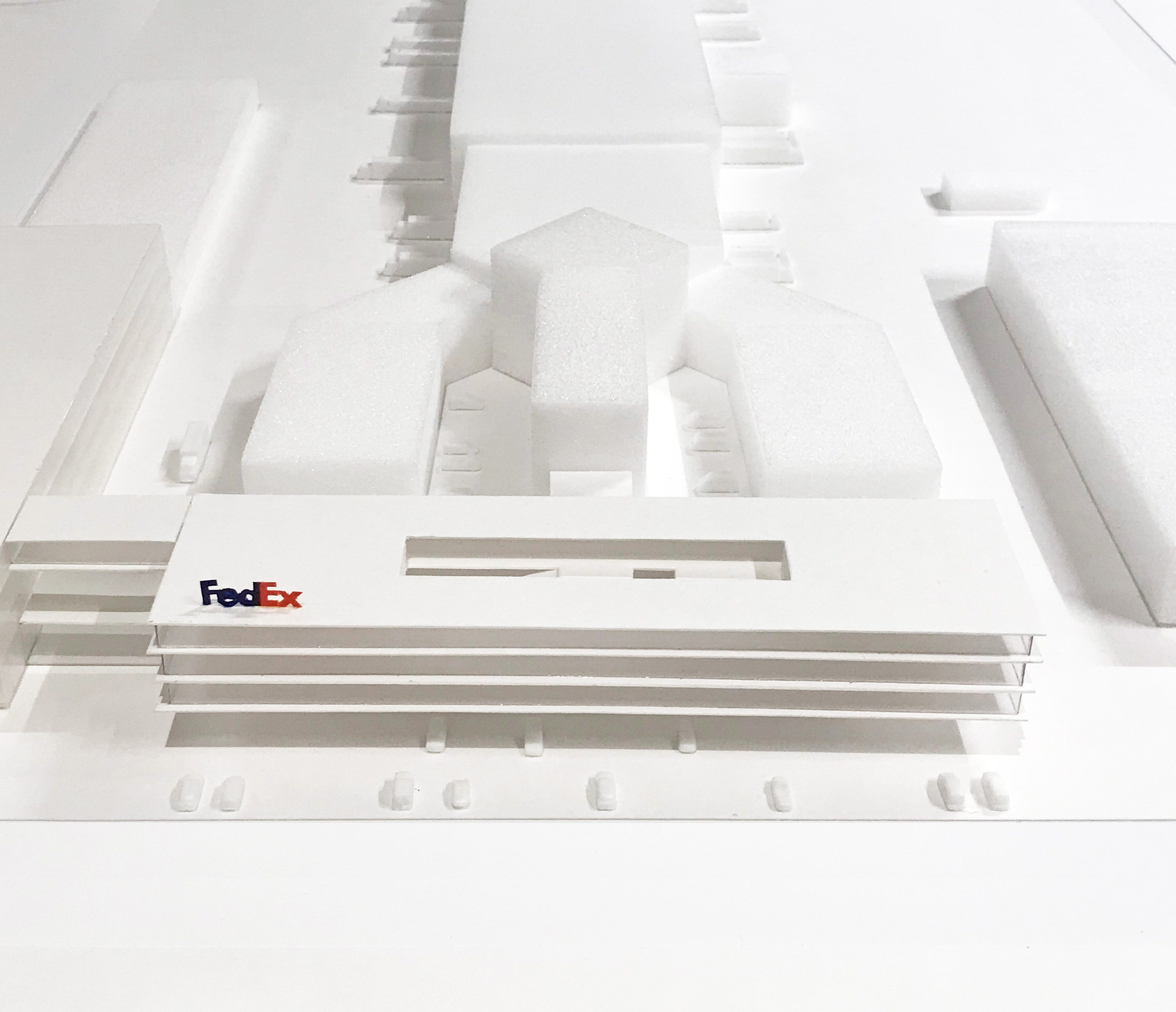 Model FedEx office and logistics hub